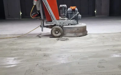 Slefuire beton uscat